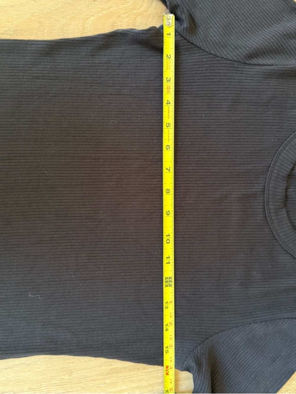 Z Supply Black Ribbed Crewneck Mini Dress - Picture 4 of 7